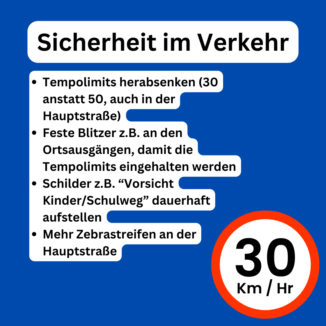 Sicherheit im Verkehr