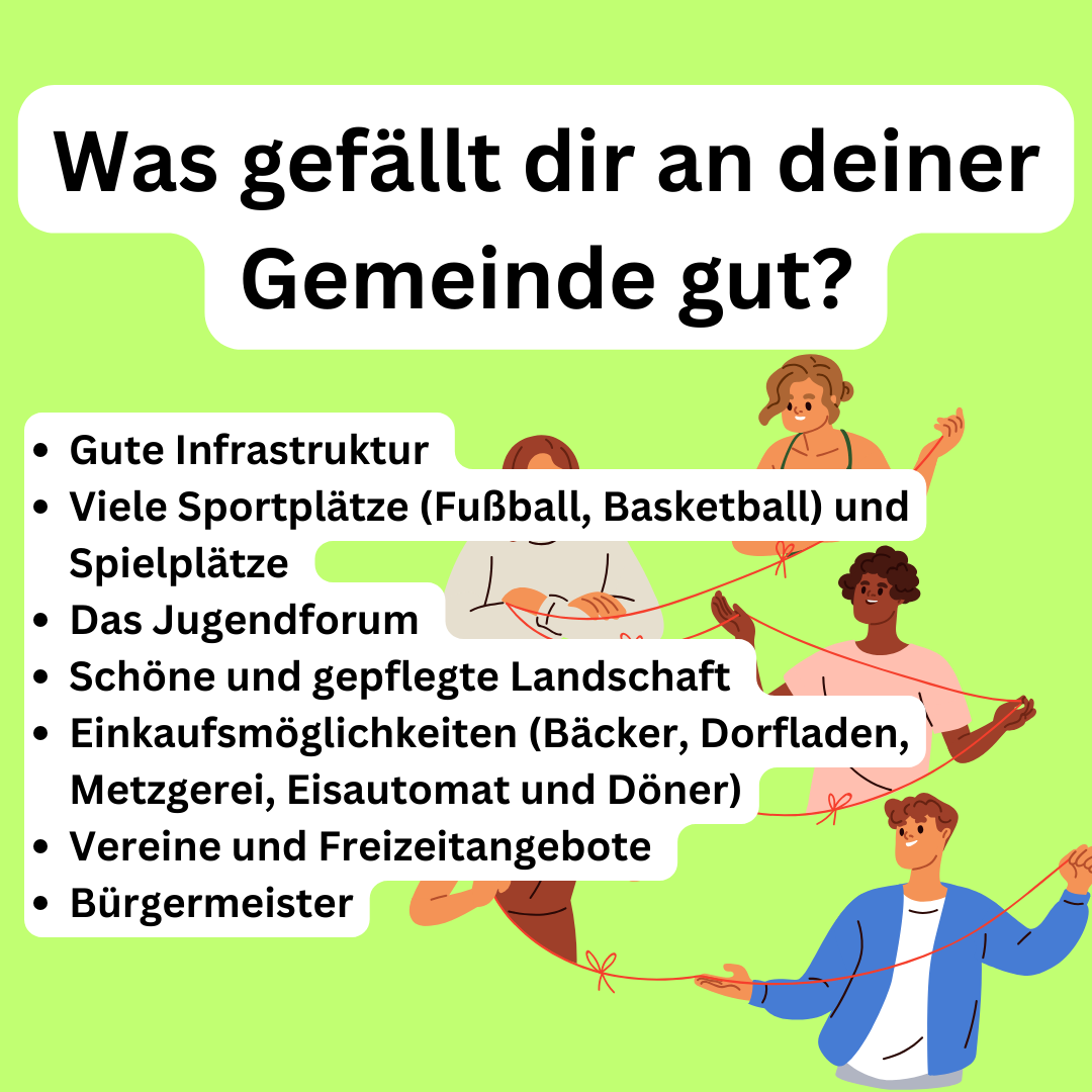 Was gefallt dir an deiner Gemeinde gut